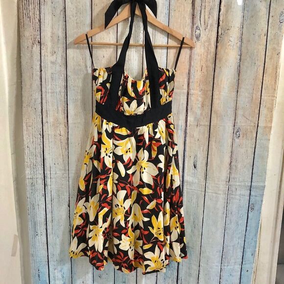 Anthro Moulinette halter dress size 0 - Picture 3 of 8